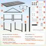 Livestock Stand Goat Trimming Stand 21"-33" Height 47x23 in Tabletop Black Image 2