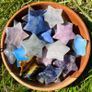 Mini Crystal Carvings Gemstones Mushroom, Heart, Star, Moon ect Image 5