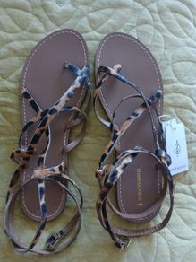 Leopard Sandals