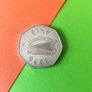 EIRE 1970 Woodcock - 50p Coin. Free Post Image 2