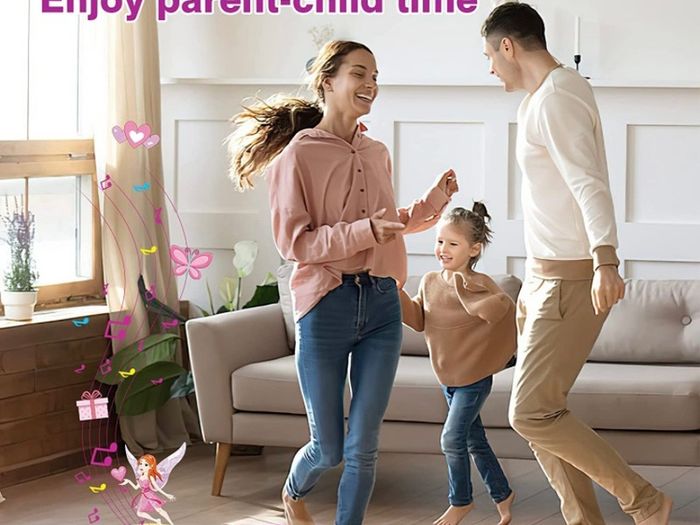 Dance Mat Toys for Girls, Play Mat with LED Lights, Adjustable Volume, 3 Game Modes, Built-in Music, Dance Game Pad Toy Christmas Birthday Gifts (FREE POSTAGE)