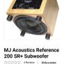 One of the very best subwoofers ever made MJ Acoustics Reference 200 Image 2