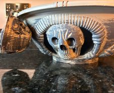 Halloween punch bowl with ladle and 6 cups