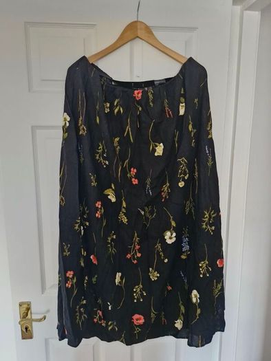 Linen blend skirt H&M