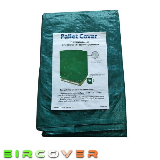 Euro Pallet Cover Medium 800 x 1200 x 1000mm