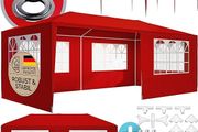 3 x 6 Gazebo  Marquee Party Tent Window Garden Tent Red   Free Delivery