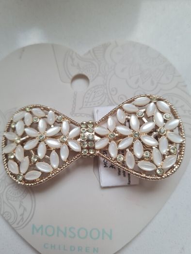 Monsoon Communion Bow Hairslide