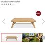 Outdoor Garden Coffee Table Image 7