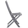 Folding Outdoor Chairs 8 pcs Solid Acacia Wood Image 3