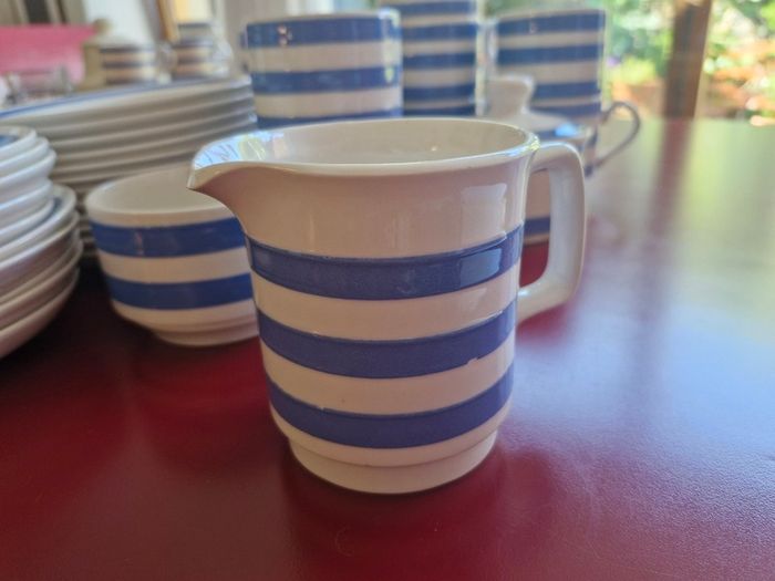 Vintage Blue & White Carrigaline Pottery Set