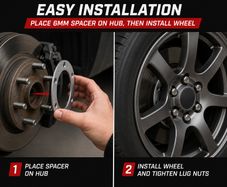 4 x New 6mm Wheel Spacers (6x139.7) Universal - FREE POST