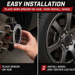 4 x New 6mm Wheel Spacers (6x139.7) Universal - FREE POST