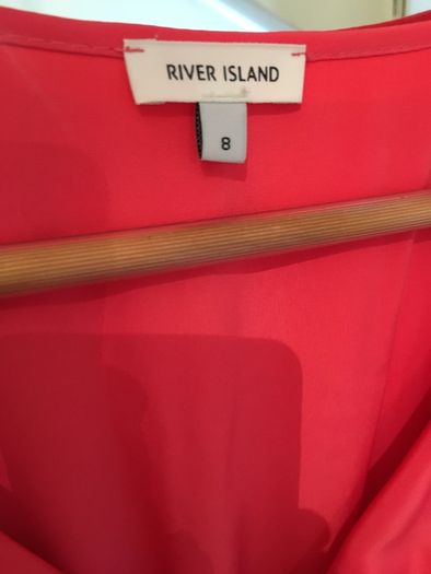 Stunning Coral Pink River Island Dress size 8