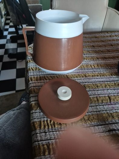 Camping Teapot Vintage Mid Century campervan Welware Thermal Teapot