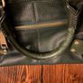 Kenneth Cole Forest Green Pebbled Leather Satchel Bag (Terenure) Image 4