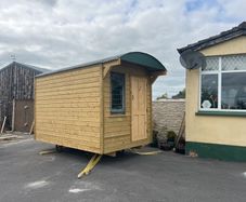 Shepherds Hut style glamping pod for sale or made to order