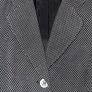 M & S Cropped Black and White Single Breasted Blazer XL Image 4