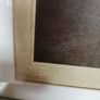 Large Vintage Framed Tinted Photo Portrait of a Young Girl Image 4