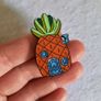 Spongebob Squarepants Pin Set Pineapple and Squidward House Nickelodeon Set of 2 Badges Image 3