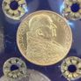 Vatican 1936 Gold Coin 100 Lire Low Mintage 8239 + 2 Silver Coins Image 5