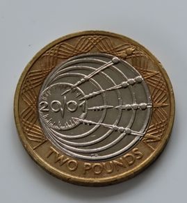 Marconi 2001 Two Pound Coin