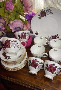 Royal Vale Bone China Tea Set