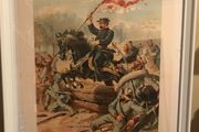 General Phil Sheridan 1865 at Five Forks framed