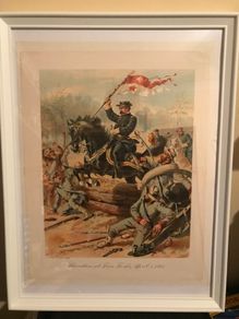 General Phil Sheridan 1865 at Five Forks framed