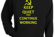 Keep quiet and continue working Hoodie