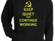 main image for ad Keep quiet and continue working Hoodie