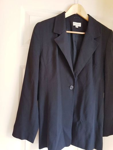 Charlotte Halton Black Blazer - Size 14