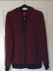 A Guess Wine Coloured Hoodie - Read Ad for Size Details