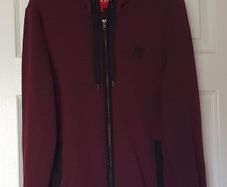 A Guess Wine Coloured Hoodie - Read Ad for Size Details