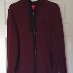 A Guess Wine Coloured Hoodie - Read Ad for Size Details
