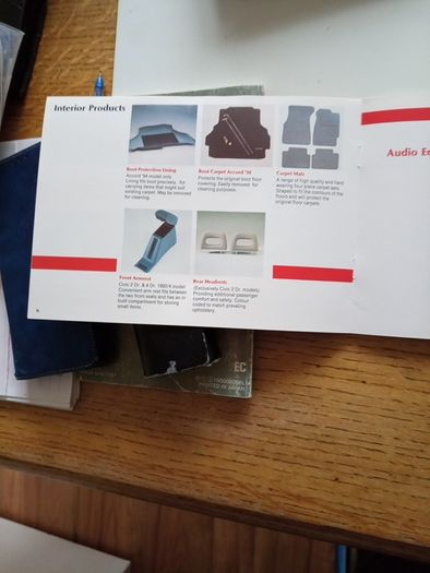 Honda Civic 1993 Handbook Wallet & Docs.
