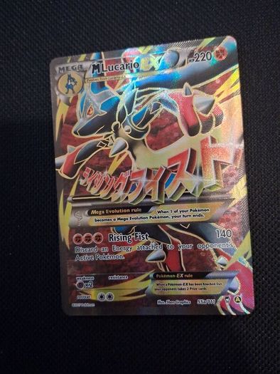 Pokemon Card : Mega Lucario ex 55a