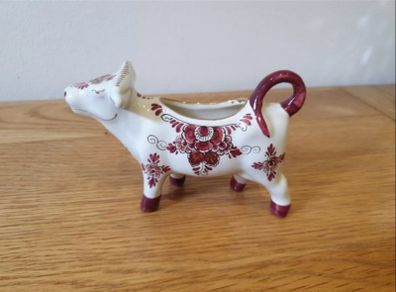 Dutch hand painted cow jug