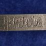 Vintage Aesthetic Tie Clip Gold English 9CT Front & Back Hallmarked Signed - 6,9g Image 4