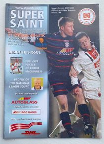 2000 St. Patrick's Athletic v Kilkenny City - League of Ireland Premier Division Programme