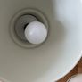 IKEA cream pendant lights with bulbs Image 3