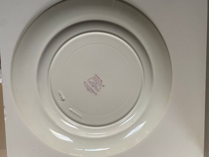 Wedgwood Garden club Edme plate circa 1930s  in excellent condition