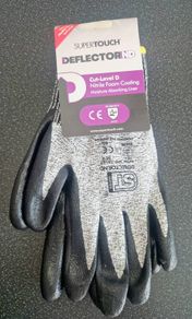 Supertouch Deflector ND safety work gloves.