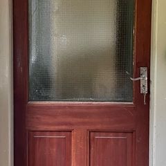 Solid mahogany timber door