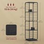 New Rotating Bookcase Corner Shelf  - FREE P&P Image 2