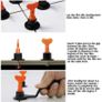 BRAND NEW 100x Alignment Tile Leveling Wedges Tile Spacers System Flat Ceramic Leveler Image 3