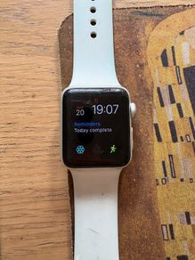 Apple Watch Series 3 38mm GPS Silver, With Charger