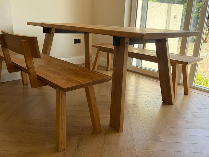 Solid Oak Dining Table