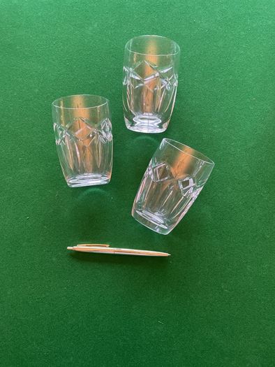 3 Waterford Crystal Tumblers