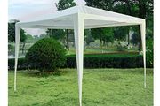 2.7m x 2.7m Garden Heavy Duty Gazebo Marquee Party Tent Wedding Canopy Outdoor(White)