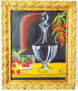 NO 27 ---oil painting  still life